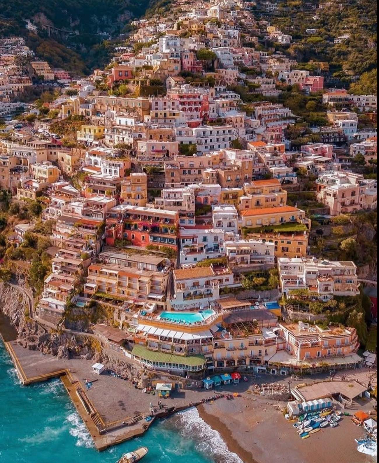 Positano aerial